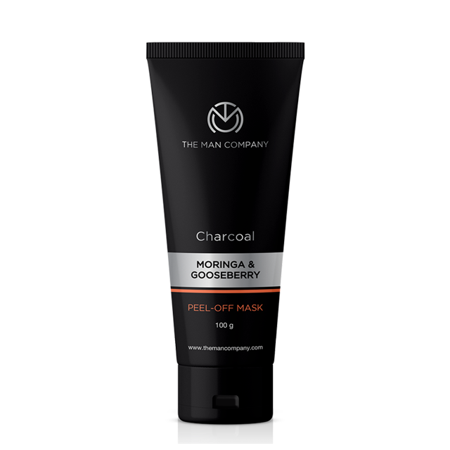 The Man Company Activated Charcoal Peel Off Mask Remove Blackheads, Dead Skin Face Mask For