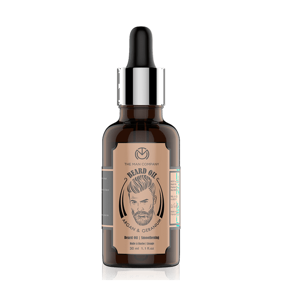 The Man Company Beard Growth Oil for Men with Argan & Geranium For faster Growth