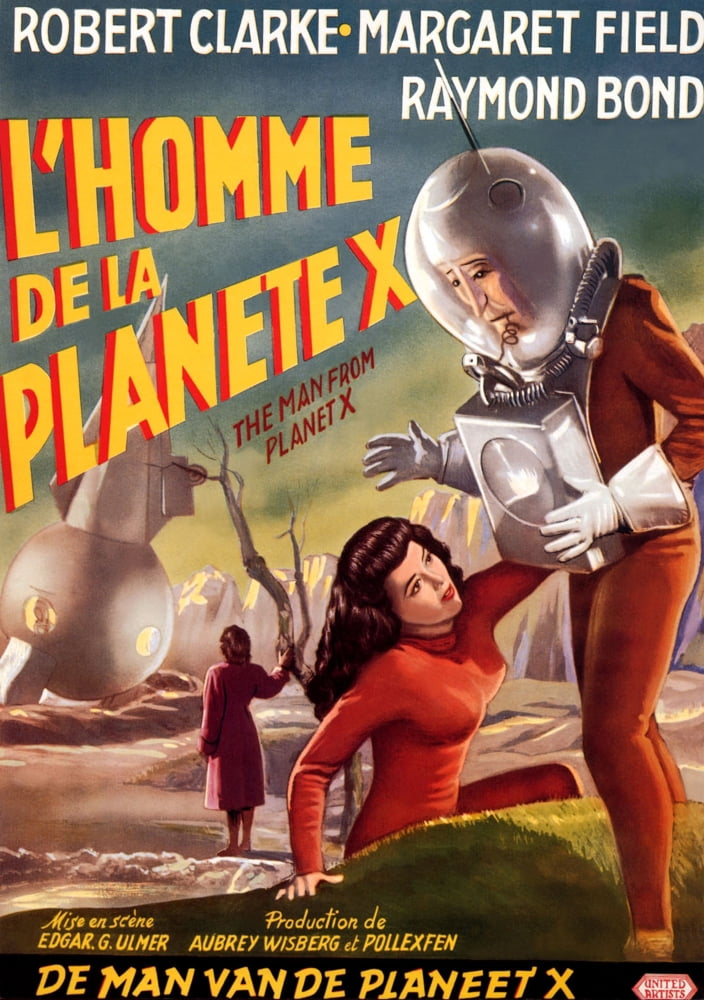 The Man From Planet X Canvas Art - (24 x 36)
