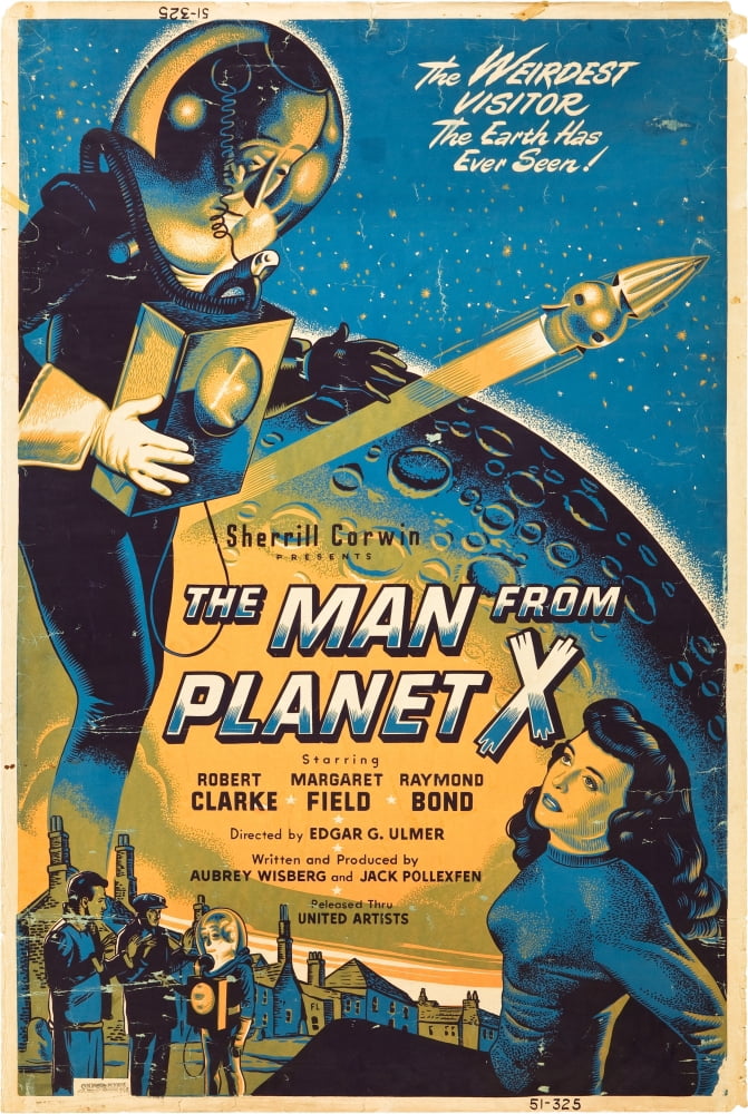 The Man From Planet X Canvas Art - (24 x 36)