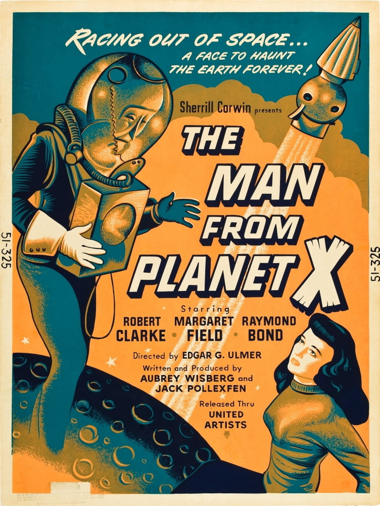 The Man From Planet X Canvas Art - (24 x 36)