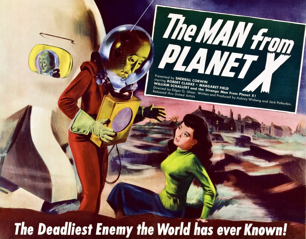 The Man From Planet X Canvas Art - (28 x 22)