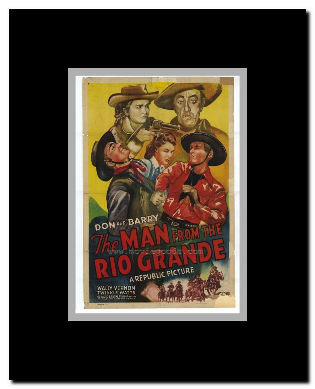 The Man From the Rio Grande Framed Movie Poster