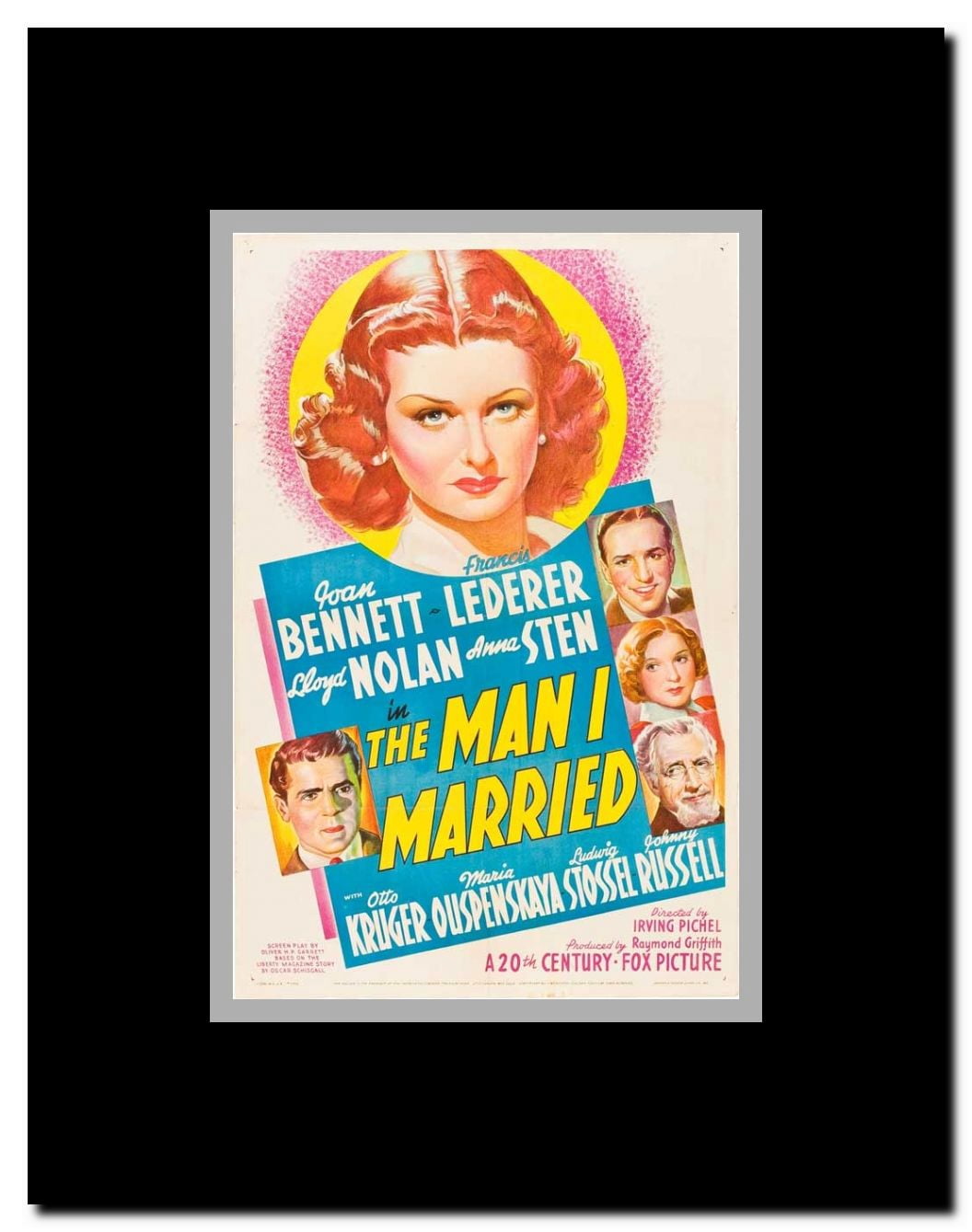 The Man I Married Framed Movie Poster
