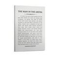 thumbnail image 1 of The Man In The Arena Theodore Roosevelt Quote Graduation Gift Modern Artwork 1 Posters Wall Art Painting Canvas Gift Living Room Prints Bedroom Decor Poster Artworks 24x36inch(60x90cm), 1 of 6