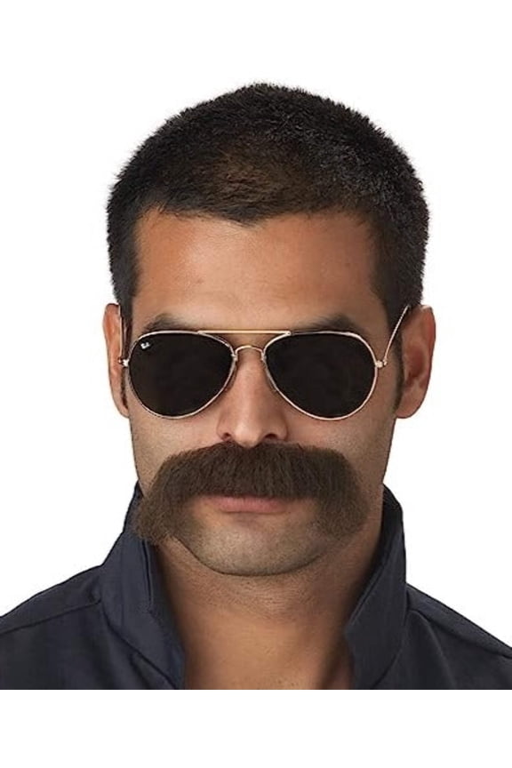 The Man Mustache Beard Adult Halloween Accessory