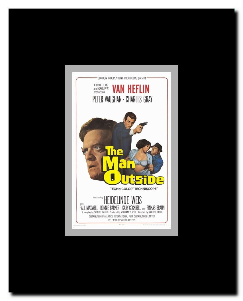 The Man Outside Framed Movie Poster