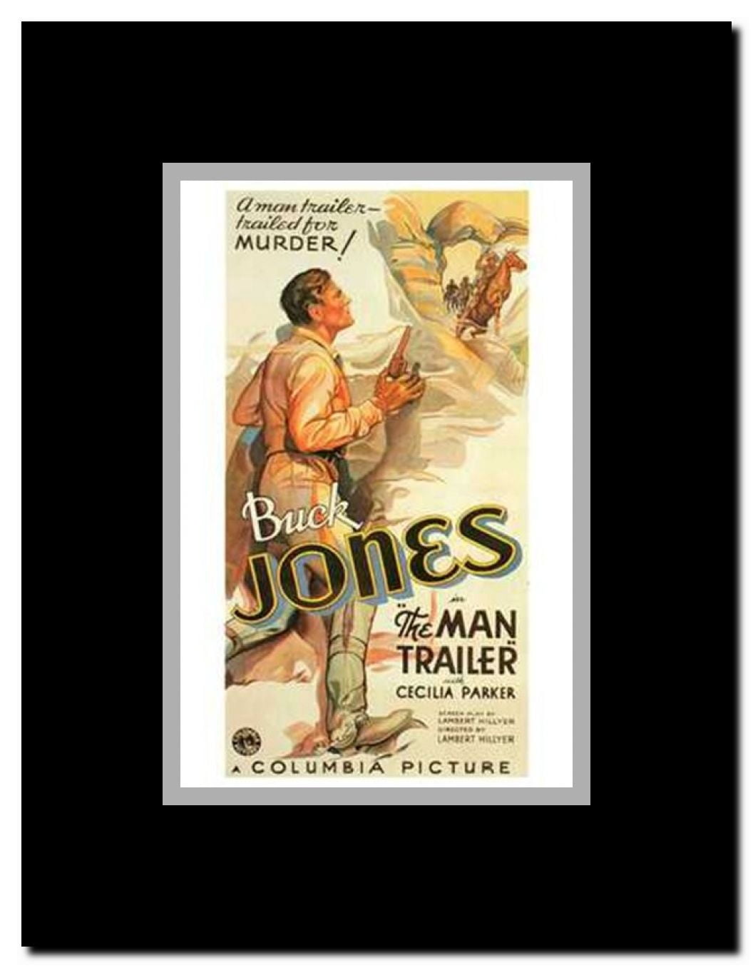 The Man Trailer Framed Movie Poster