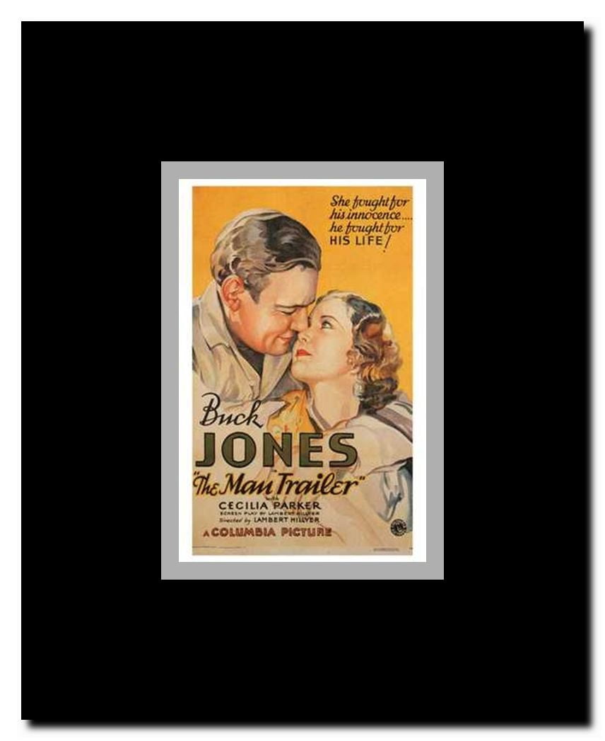 The Man Trailer Framed Movie Poster