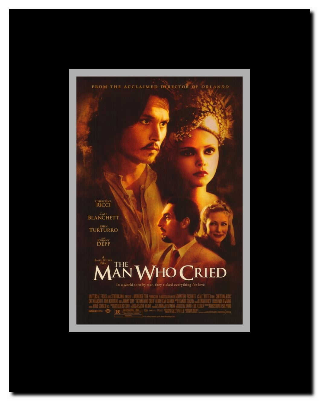 The Man Who Cried Framed Movie Poster