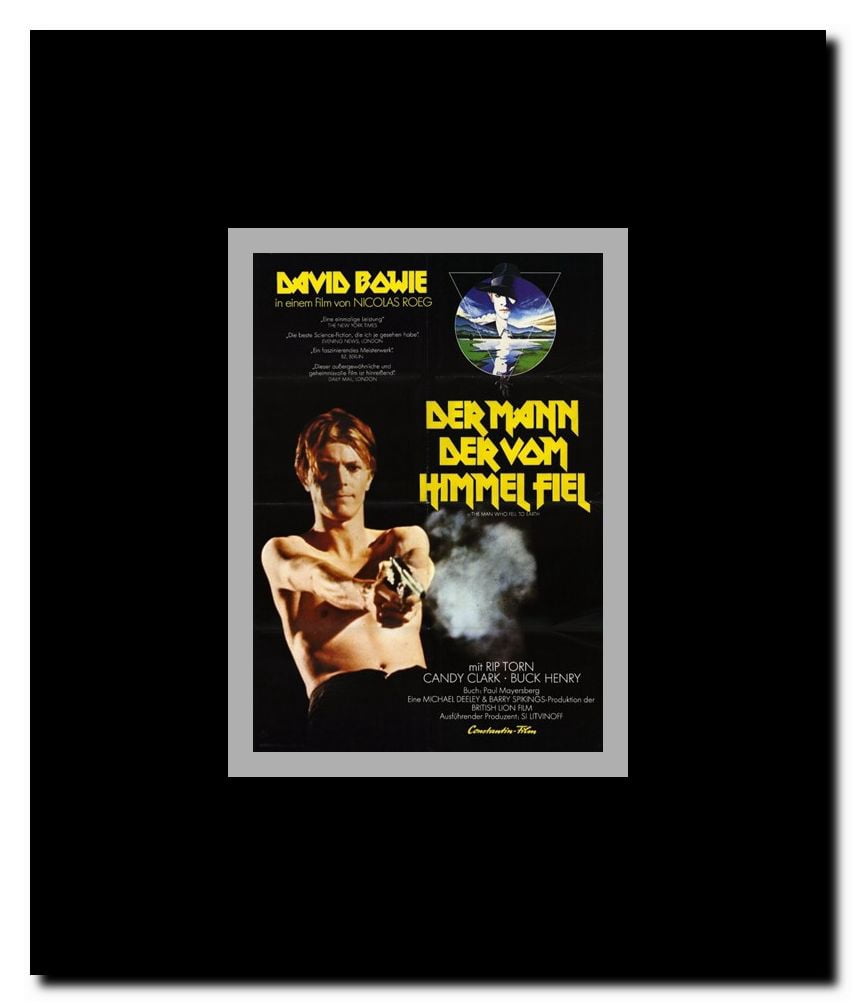 The Man Who Fell to Earth Framed Movie Poster