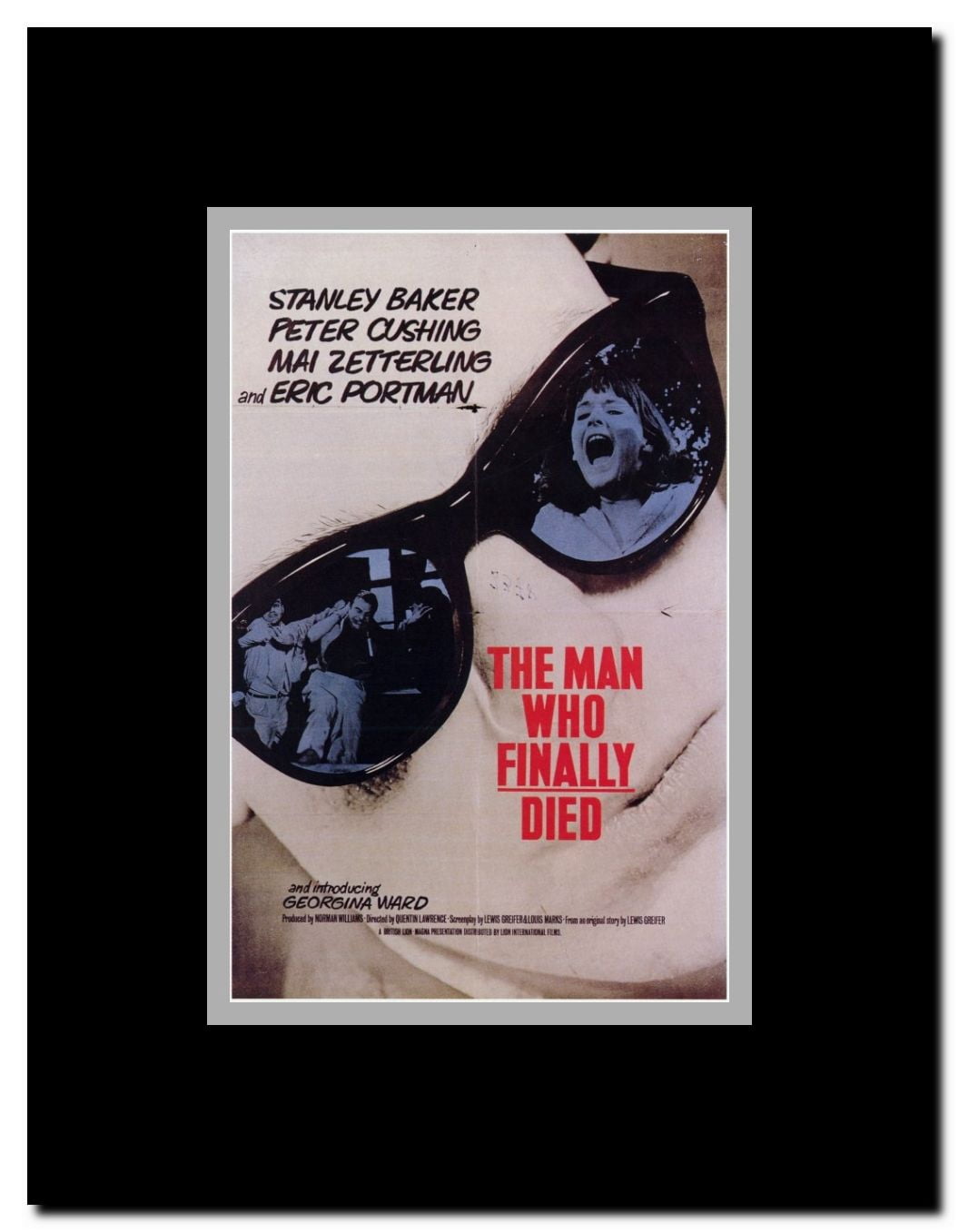 The Man Who Finally Died Framed Movie Poster