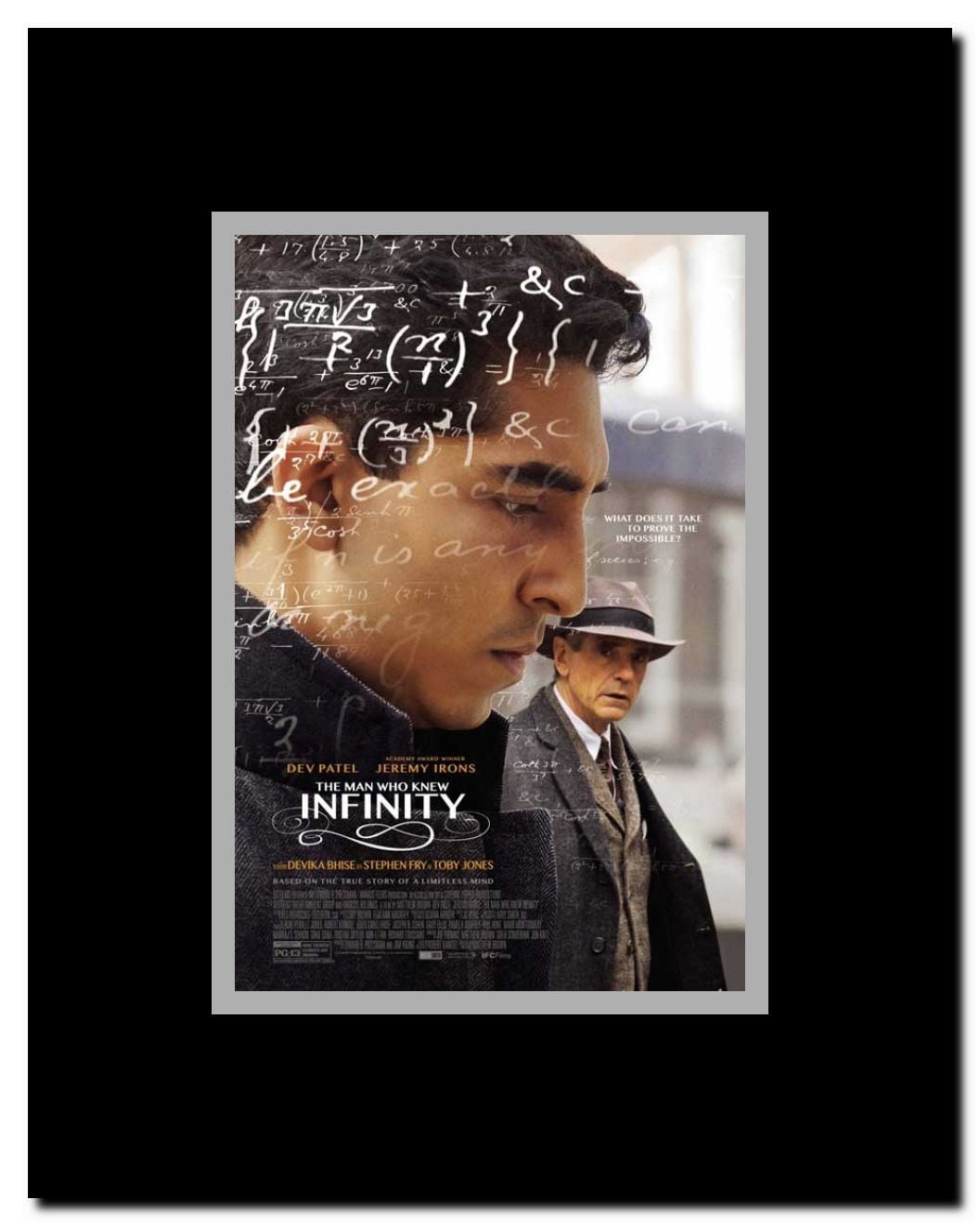 The Man Who Knew Infinity Framed Movie Poster