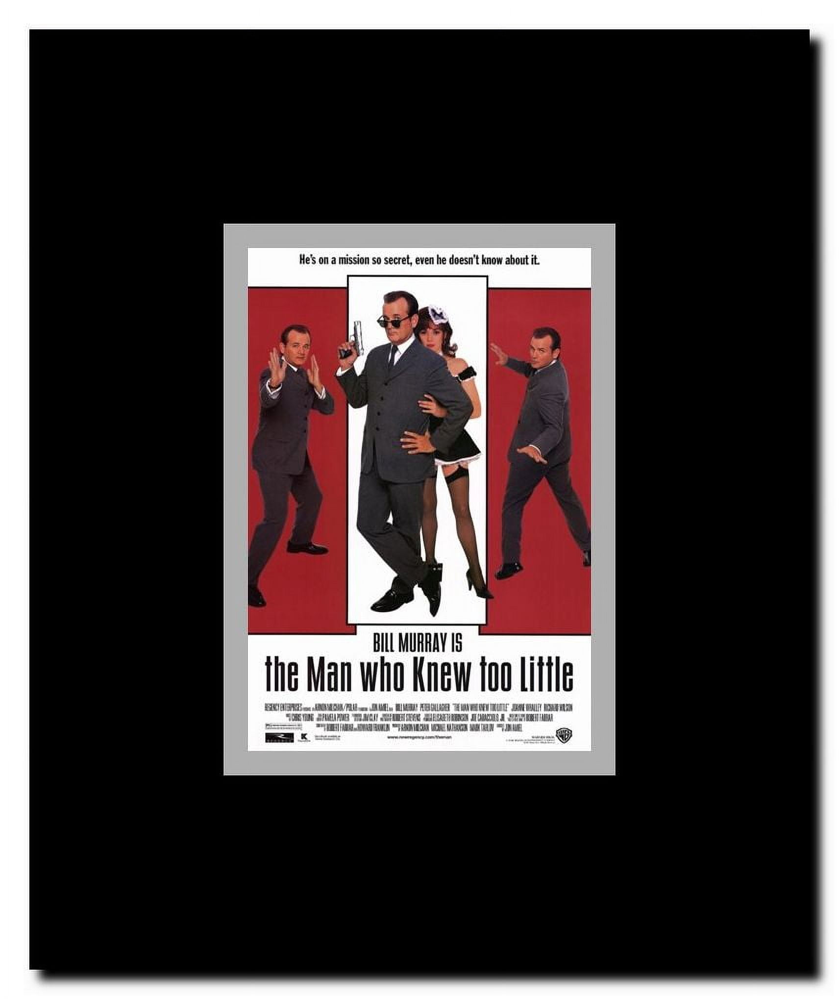 The Man Who Knew Too Little Framed Movie Poster