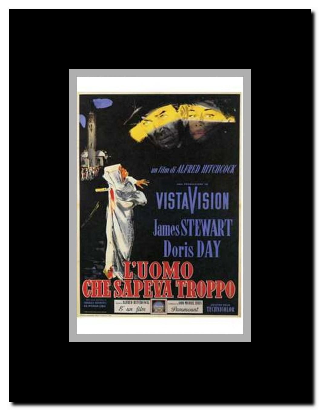 The Man Who Knew Too Much Framed Movie Poster