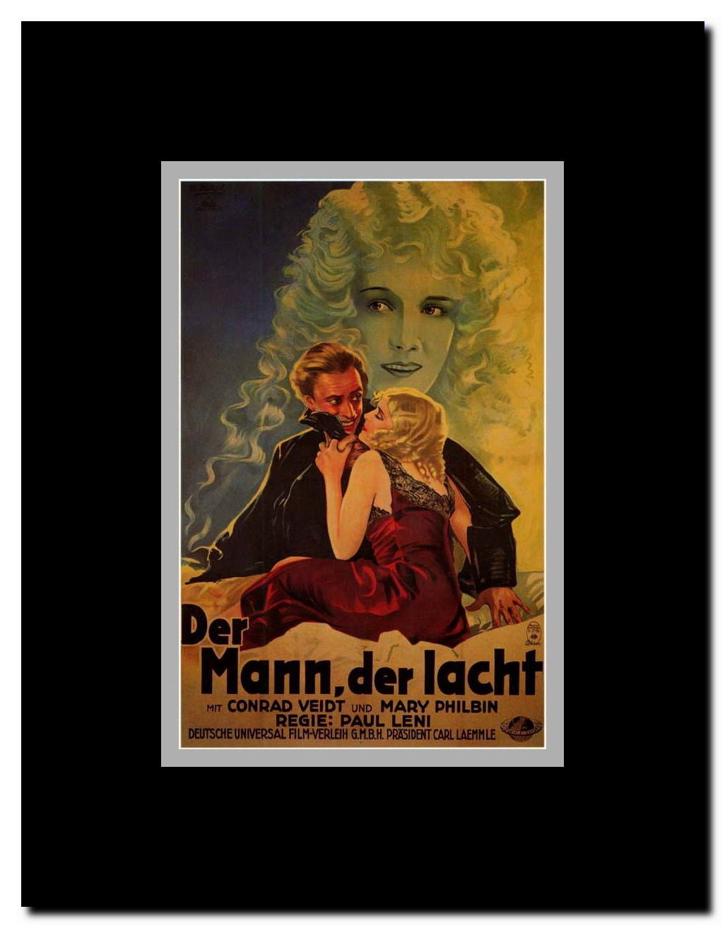 The Man Who Laughs Framed Movie Poster