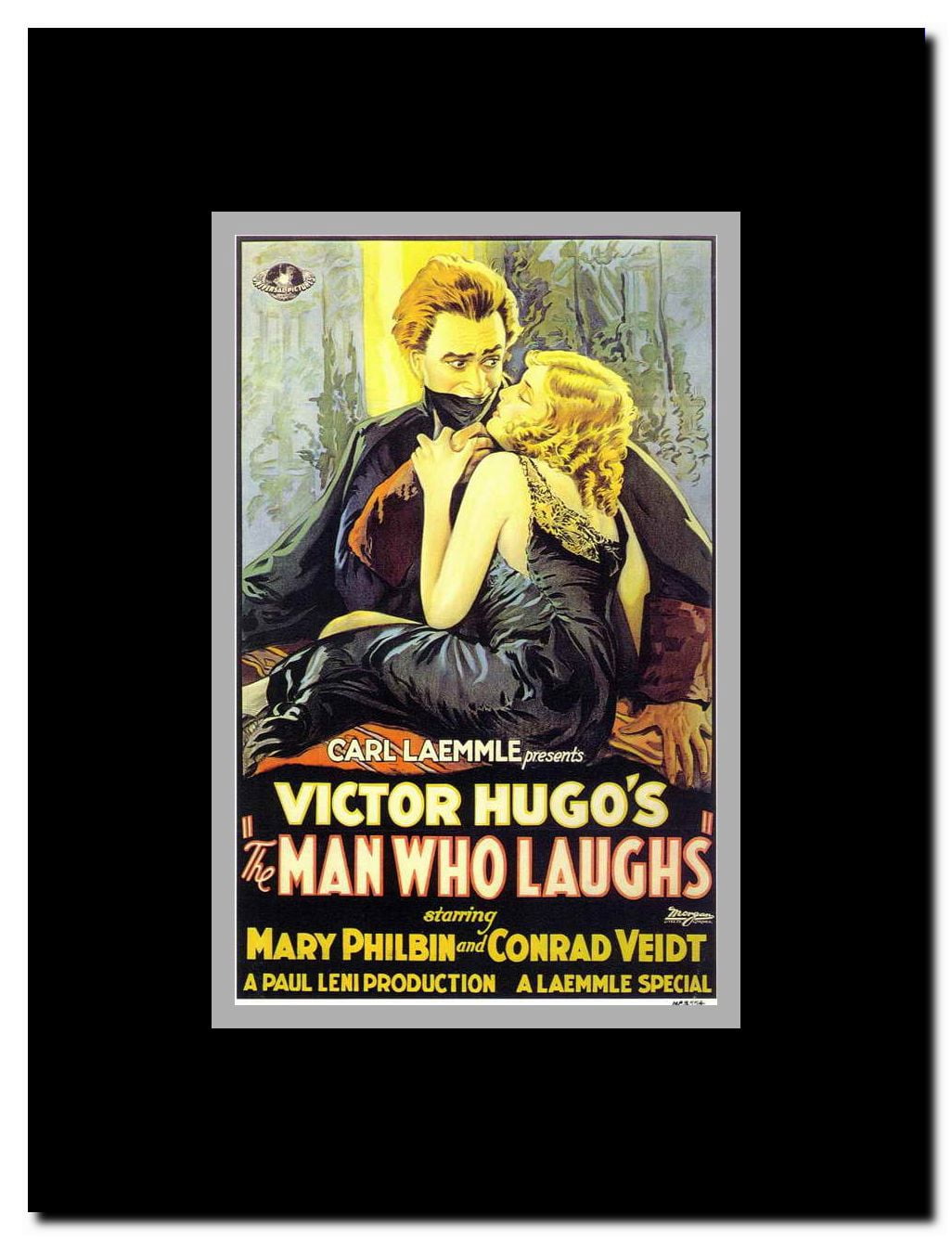 The Man Who Laughs Framed Movie Poster