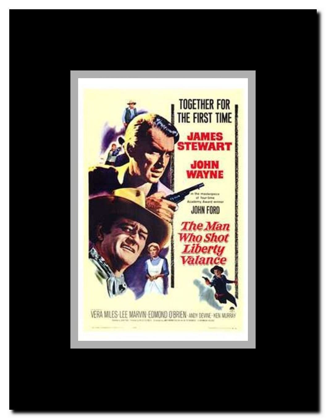 The Man Who Shot Liberty Valance Framed Movie Poster