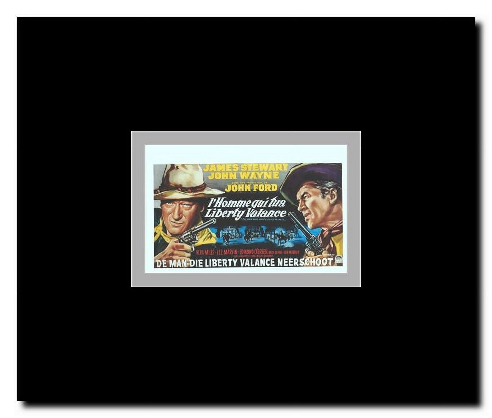 The Man Who Shot Liberty Valance Framed Movie Poster
