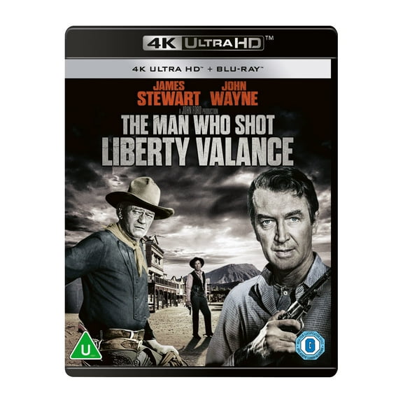 The Man Who Shot Liberty Valance (Blu-ray) James Stewart John Wayne Vera Miles Lee Marvin