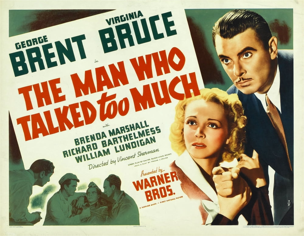 The Man Who Talked Too Much Canvas Art - (28 x 22)