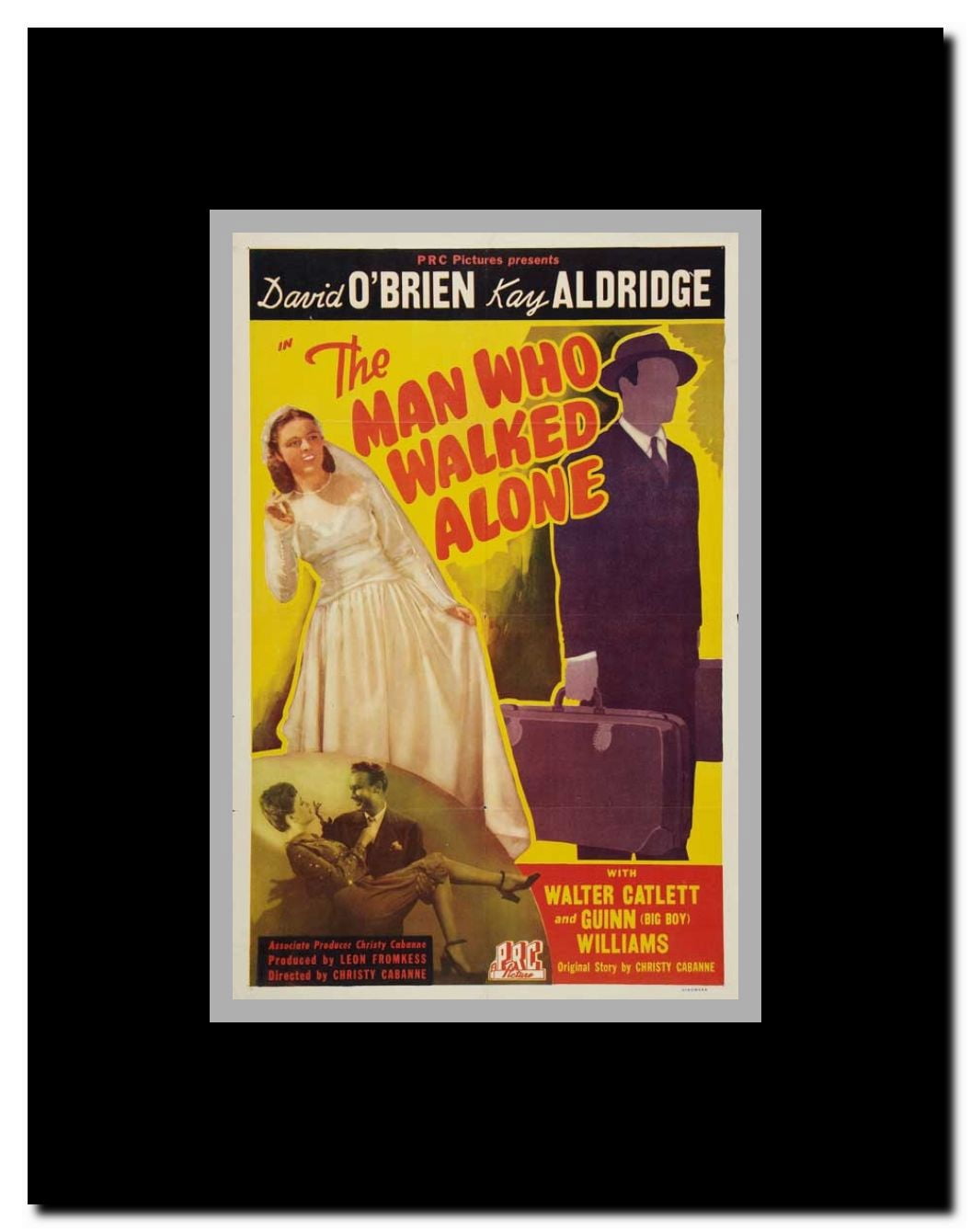 The Man Who Walked Alone Framed Movie Poster