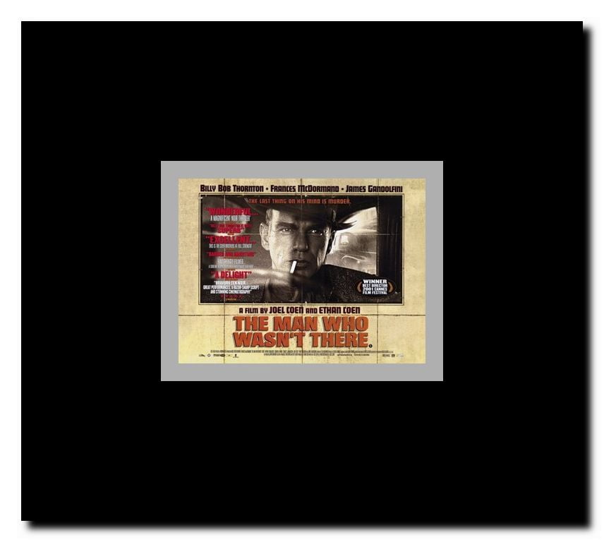 The Man Who Wasn't There Framed Movie Poster