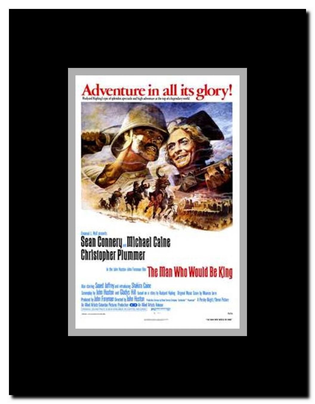 The Man Who Would Be King Framed Movie Poster