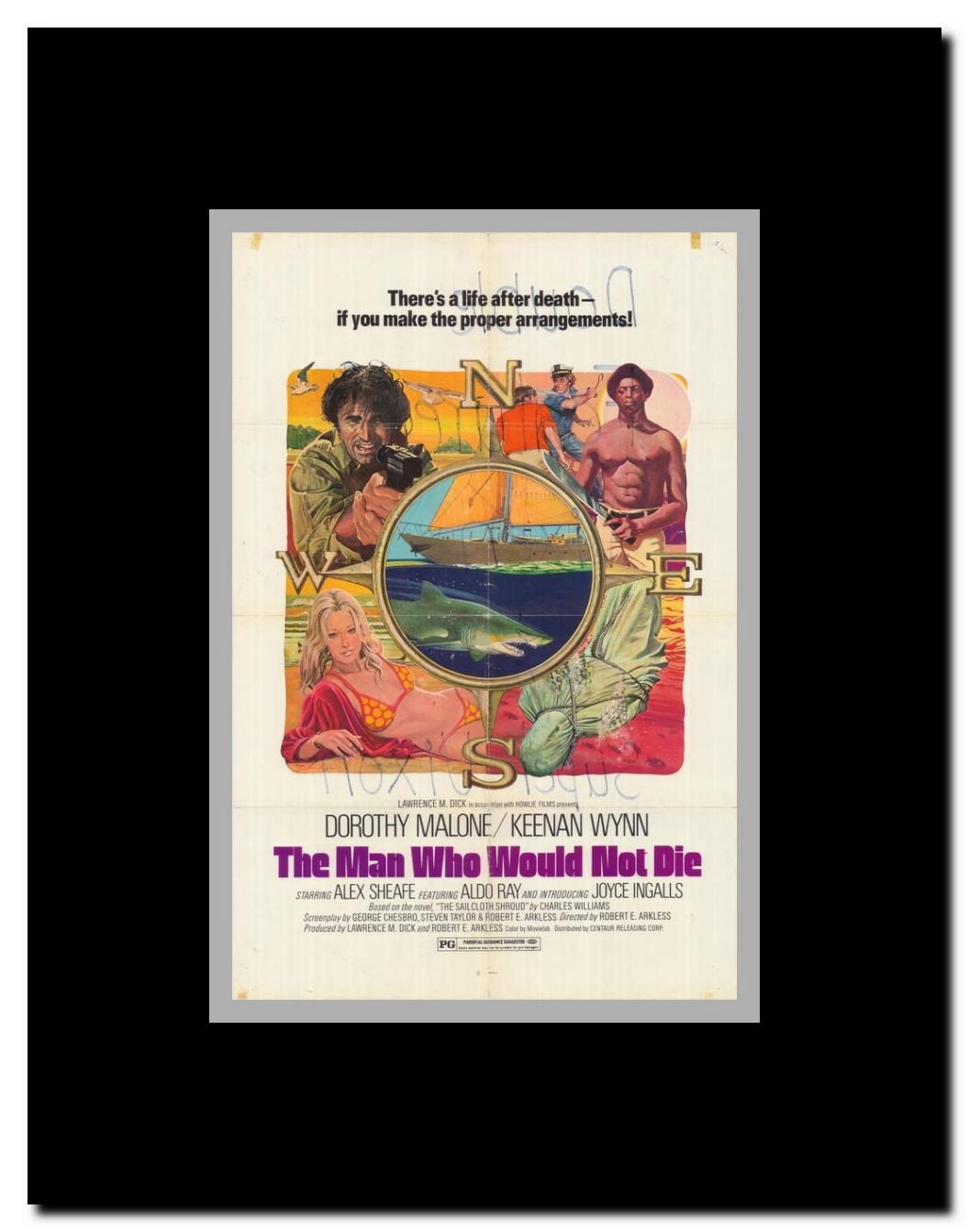 The Man Who Would Not Die Framed Movie Poster