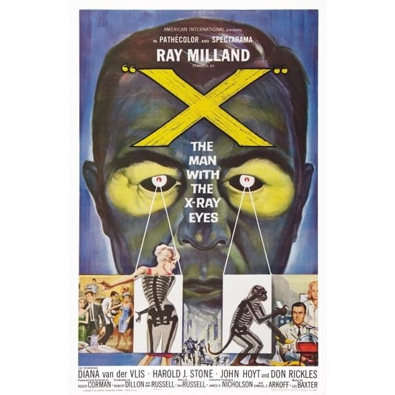 The Man With The X-Ray Eyes Us Poster Art 1963 Movie Poster Masterprint (24 x 36)