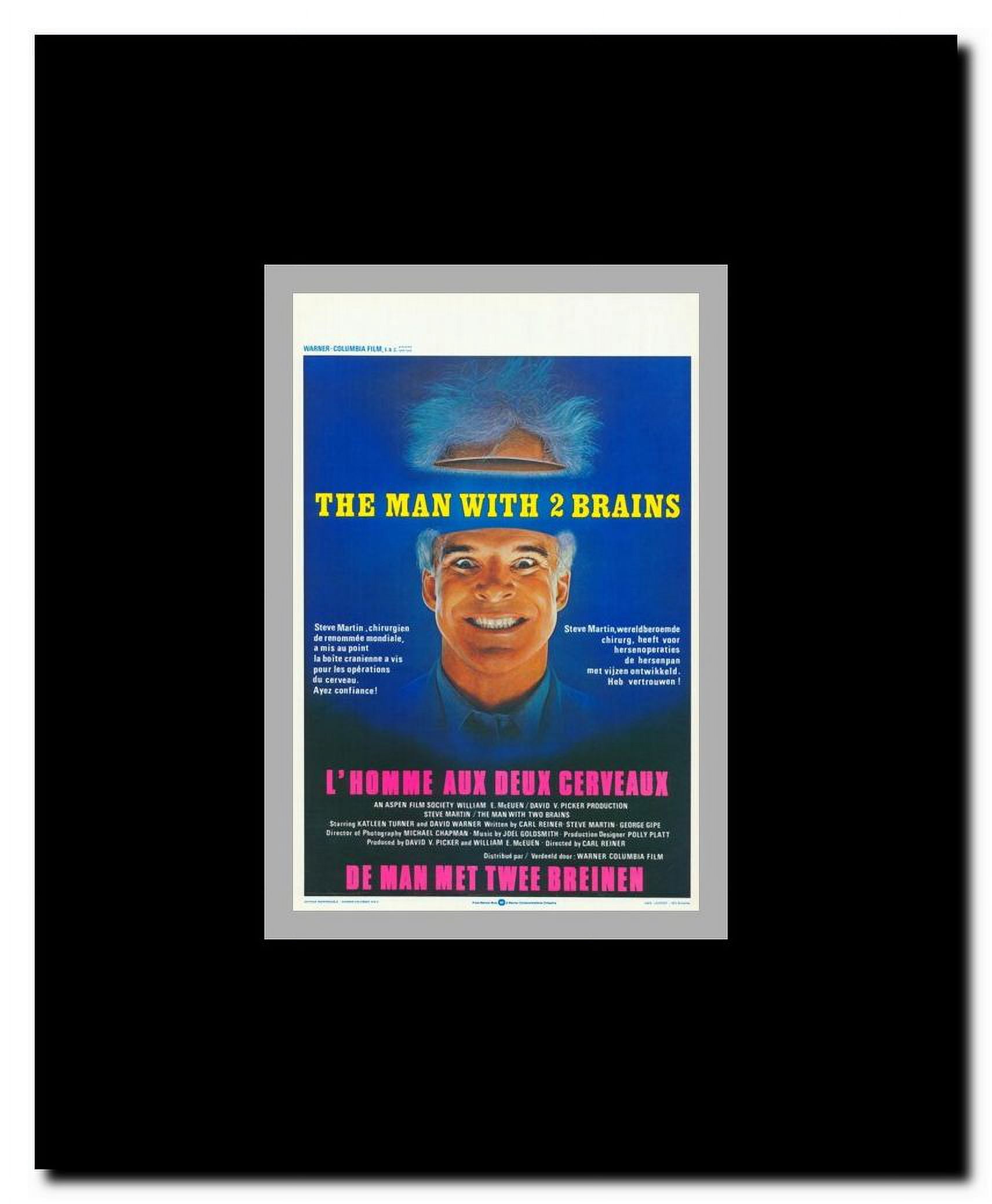 The Man With Two Brains Framed Movie Poster