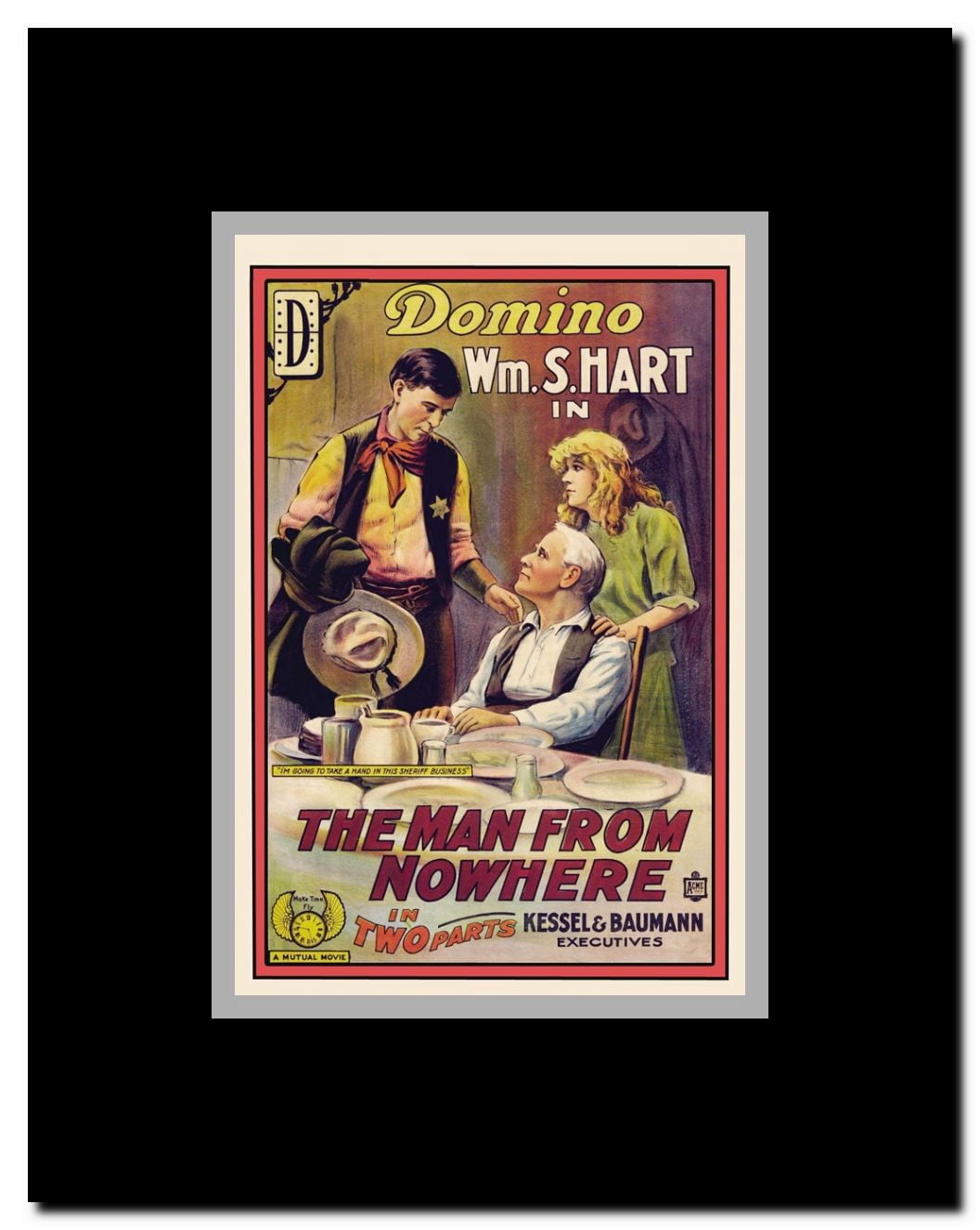 The Man from Nowhere Framed Movie Poster