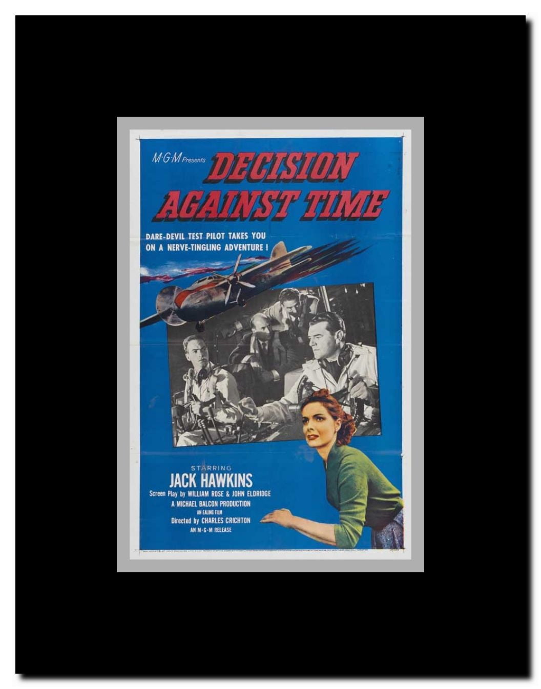 The Man in the Sky Framed Movie Poster
