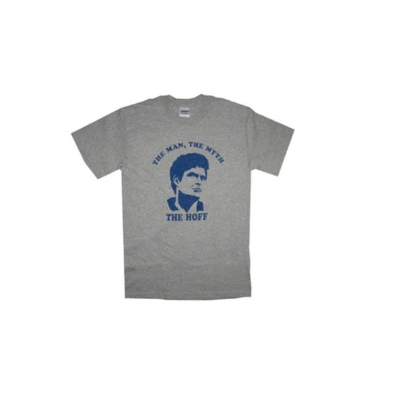 The Man, the Myth the HOFF Adult Gray T-Shirt