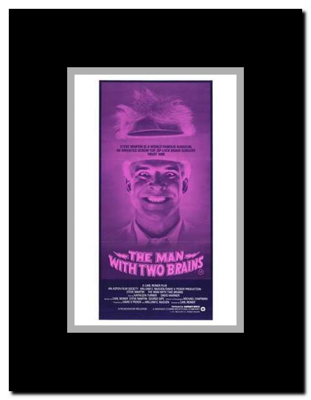 The Man with Two Brains Framed Movie Poster