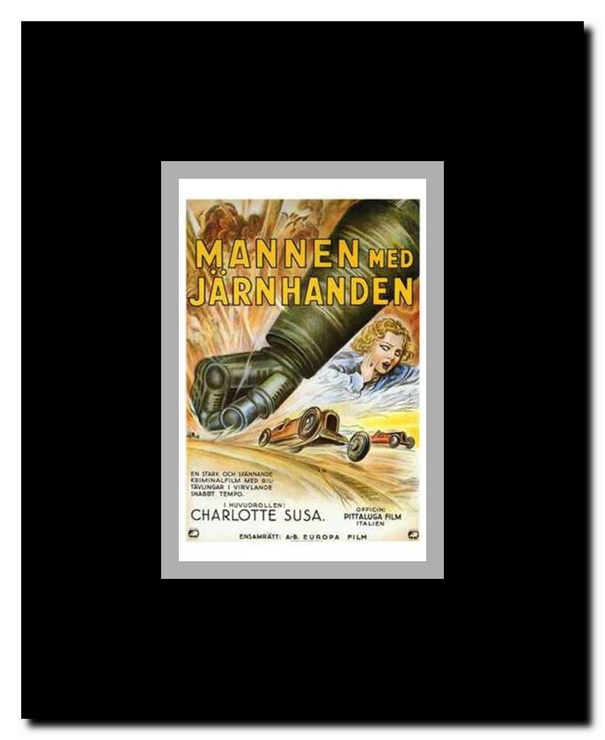 The Man with the Iron Hand Framed Movie Poster
