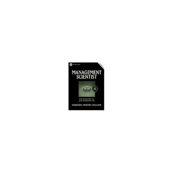 Pre-Owned The Management Scientist: Version 5.0 for Windows 95 and 98 Paperback David R. Anderson, Dennis J. Sweeney, Thomas A. Williams