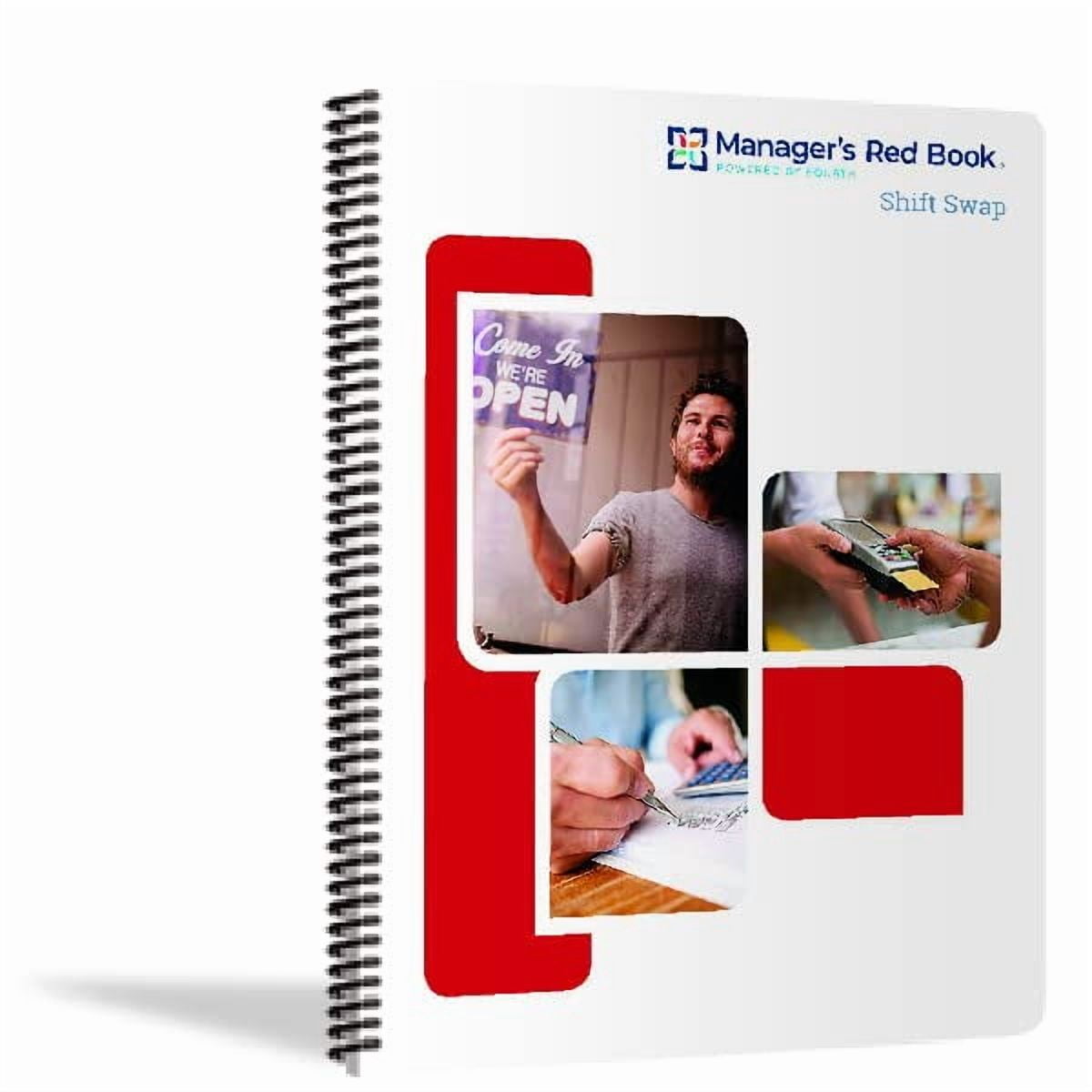 The Manager's Red Book - Shift Exchange logbook/notebook/planner, 8.5 ...