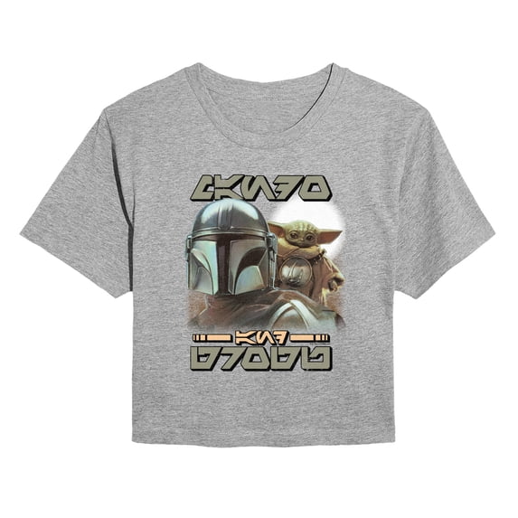 Star Wars - Aurebesh Potrait Women's Cropped Graphic T-Shirt
