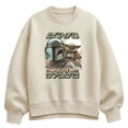 thumbnail image 1 of Star Wars - Aurebesh Potrait Oversized Fleece Crew Sweatshirt, 1 of 3
