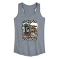 thumbnail image 1 of Star Wars - Aurebesh Potrait Graphic Racerback Tank, 1 of 4