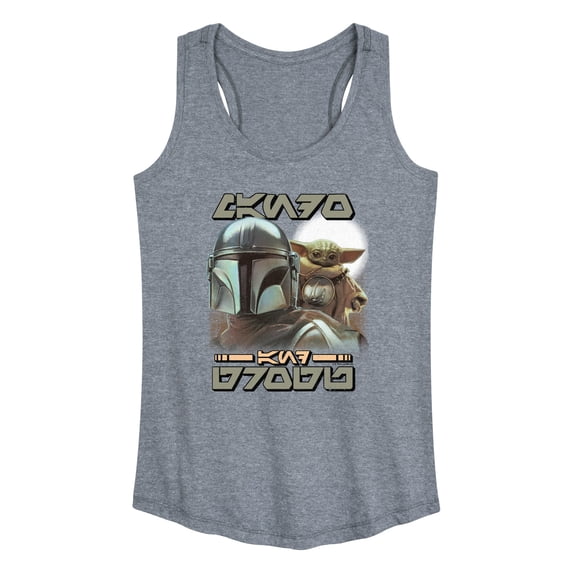 Star Wars - Aurebesh Potrait Graphic Racerback Tank