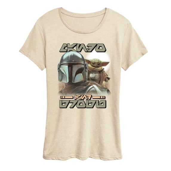 Star Wars - Aurebesh Potrait Short Sleeve Graphic T-Shirt