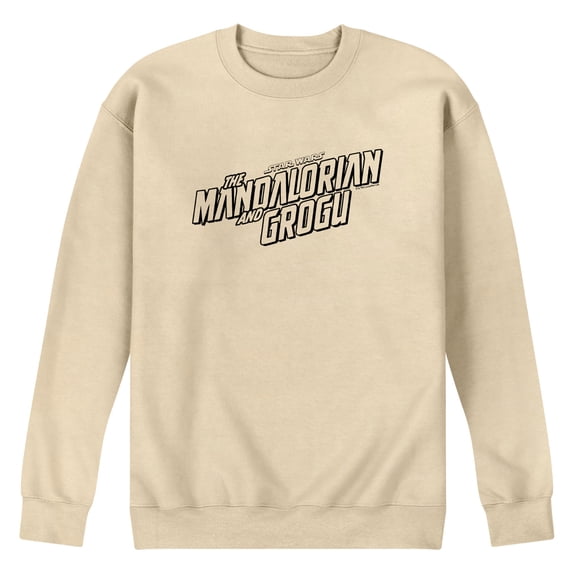 The Mandalorian And Grogu - Black Movie Logo - Men's Crew Fleece Sweatshirt