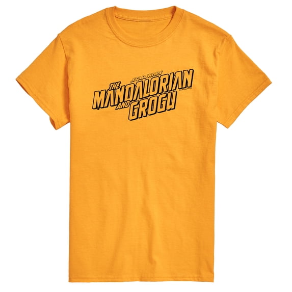 The Mandalorian And Grogu - Black Movie Logo - Men's Short Sleeve Graphic T-Shirt