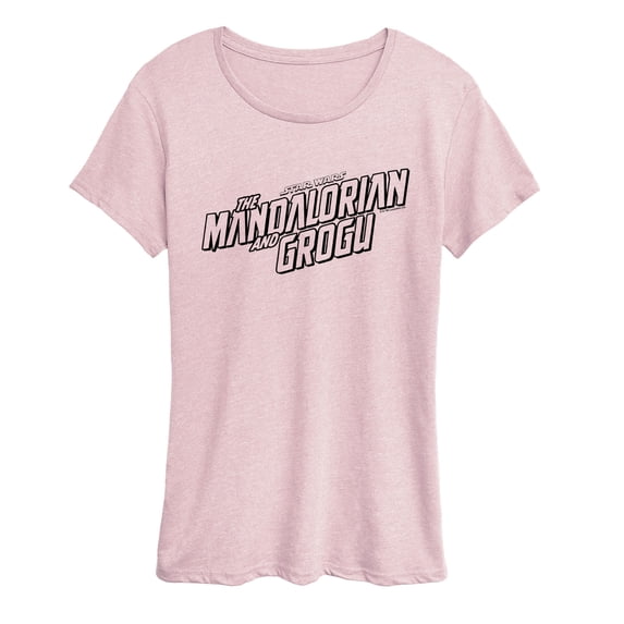 The Mandalorian And Grogu - Black Movie Logo - Women's Short Sleeve Graphic T-Shirt