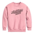 thumbnail image 1 of The Mandalorian And Grogu - Black Movie Logo - Youth Boys Crew Fleece Sweatshirt, 1 of 3