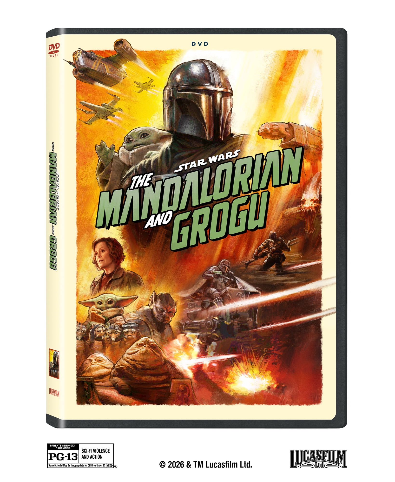 The Mandalorian And Grogu (DVD) Lucasfilm, Action & Adventure, Sci-Fi