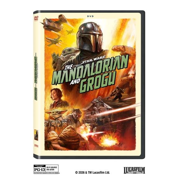 The Mandalorian And Grogu (DVD) Lucasfilm, Action & Adventure, Sci-Fi