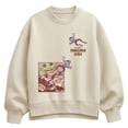 thumbnail image 1 of The Mandalorian And Grogu - Frogs - Women's Oversized Fleece Crew Sweatshirt, 1 of 3